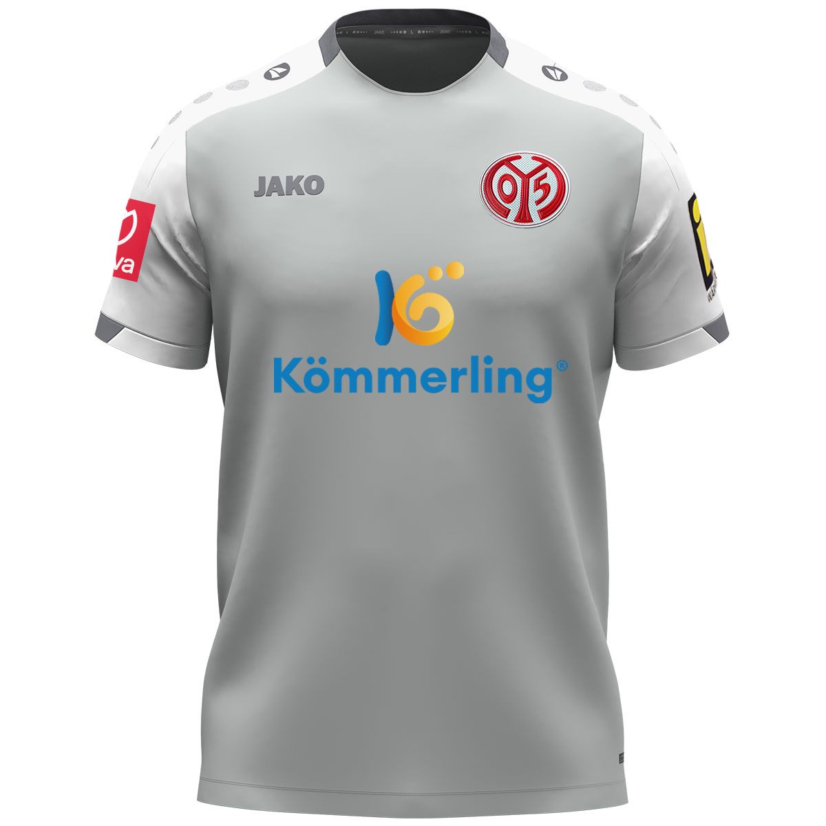Trainingsshirt Grau 25/26 Herren mit Sponsoren