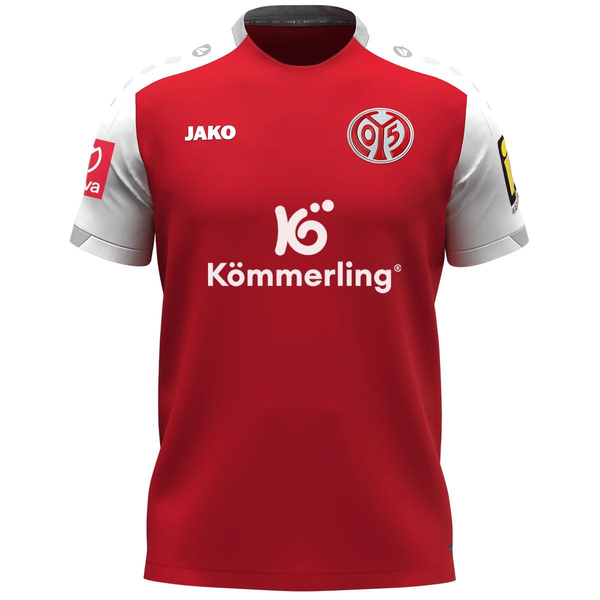 Trainingsshirt Rot 25/26 Herren mit Sponsoren Trainingsshirt Rot 25/26 Herren mit Sponsoren
